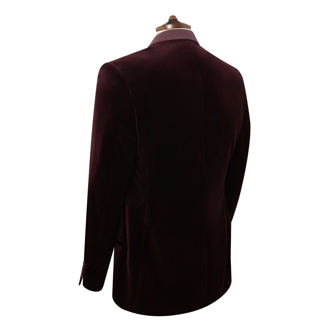 Devere Aubergine Velvet Jacket