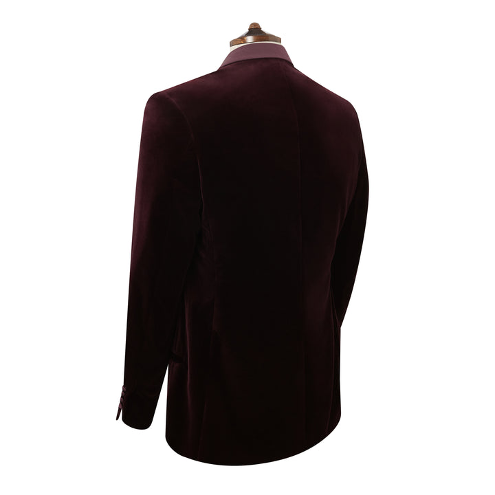 Devere Aubergine Velvet Jacket