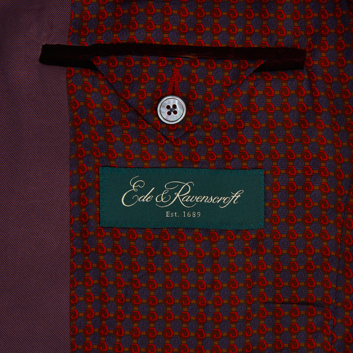 Devere Aubergine Velvet Jacket