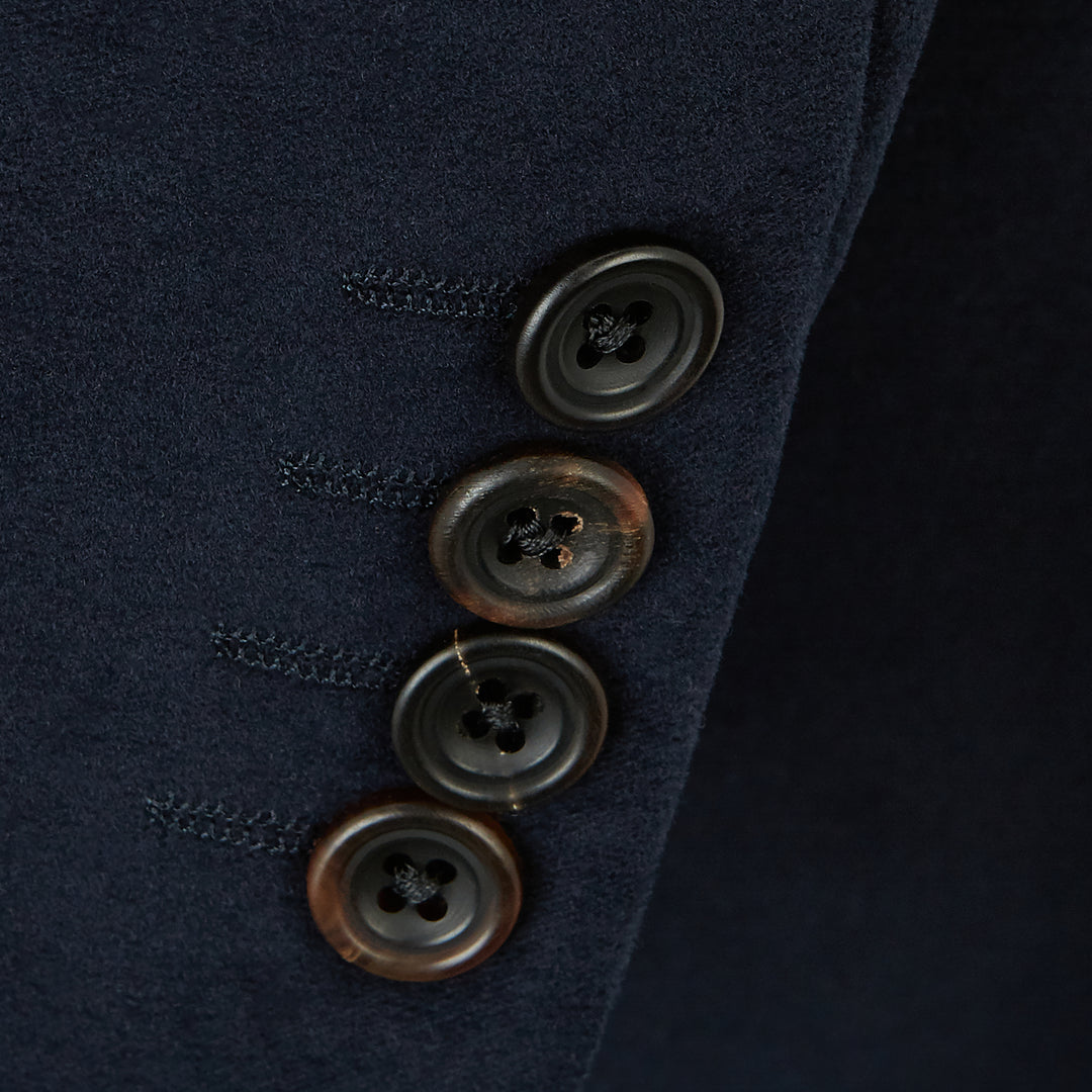William Navy Moleskin Jacket