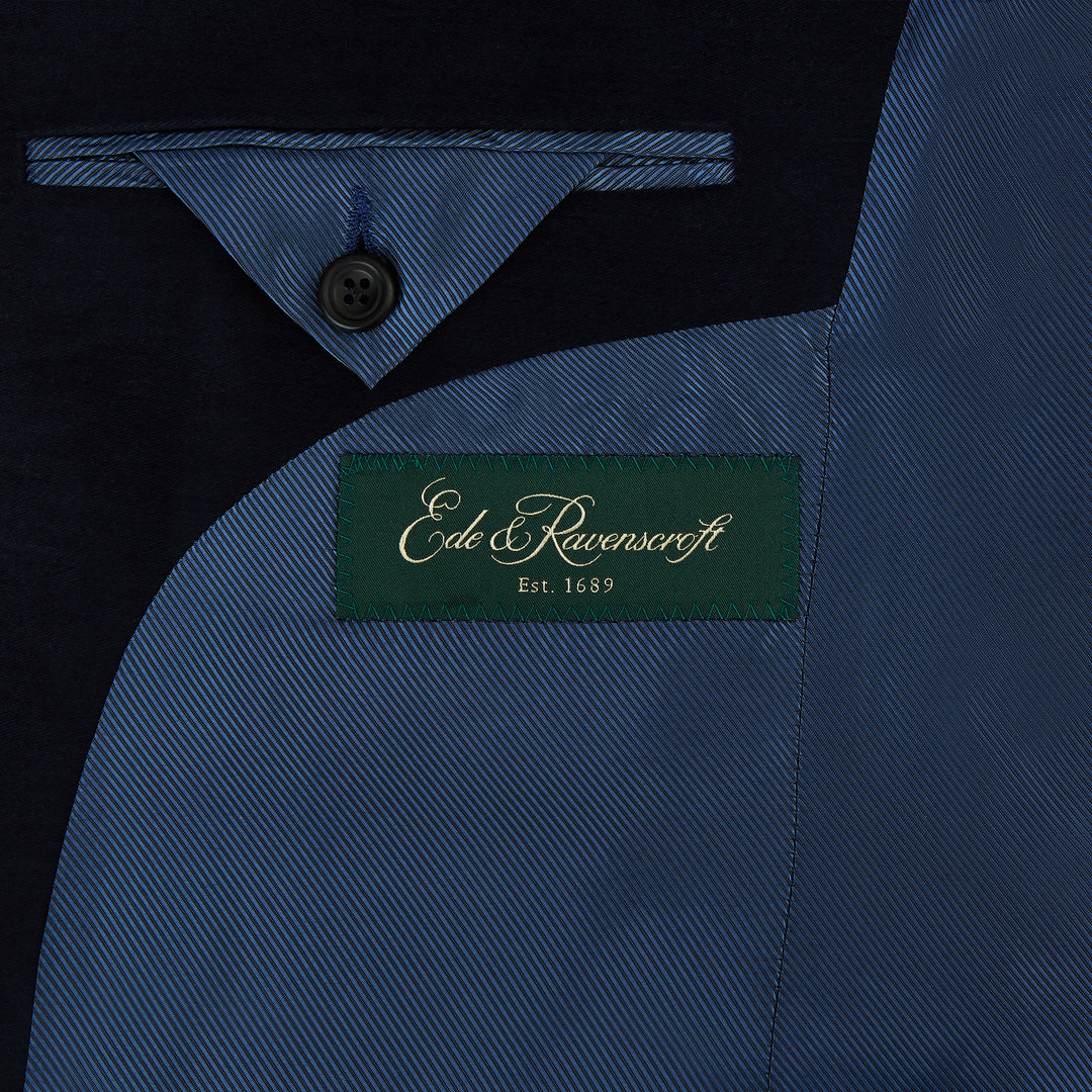 William Navy Moleskin Jacket