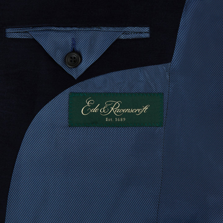 William Navy Moleskin Jacket