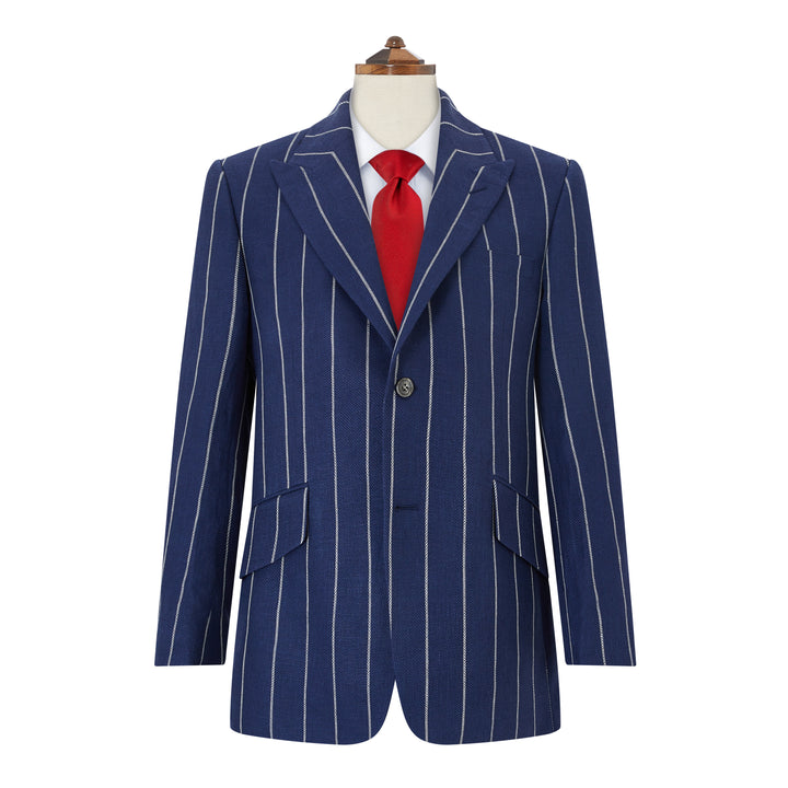 Faulkner Navy Chalkstripe Jacket