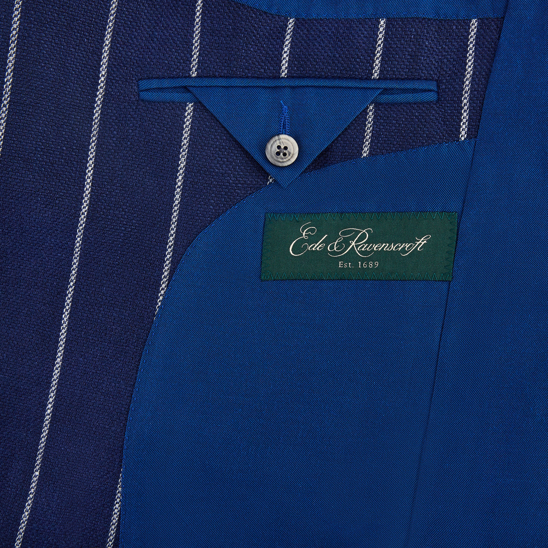 Faulkner Navy Chalkstripe Jacket