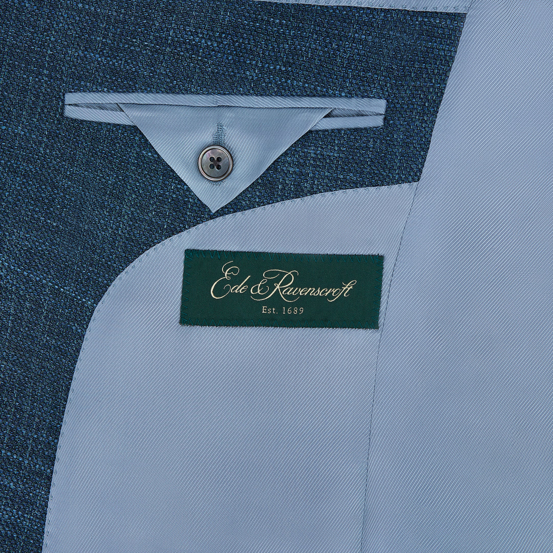 William Teal Micro Basketweave Jacket