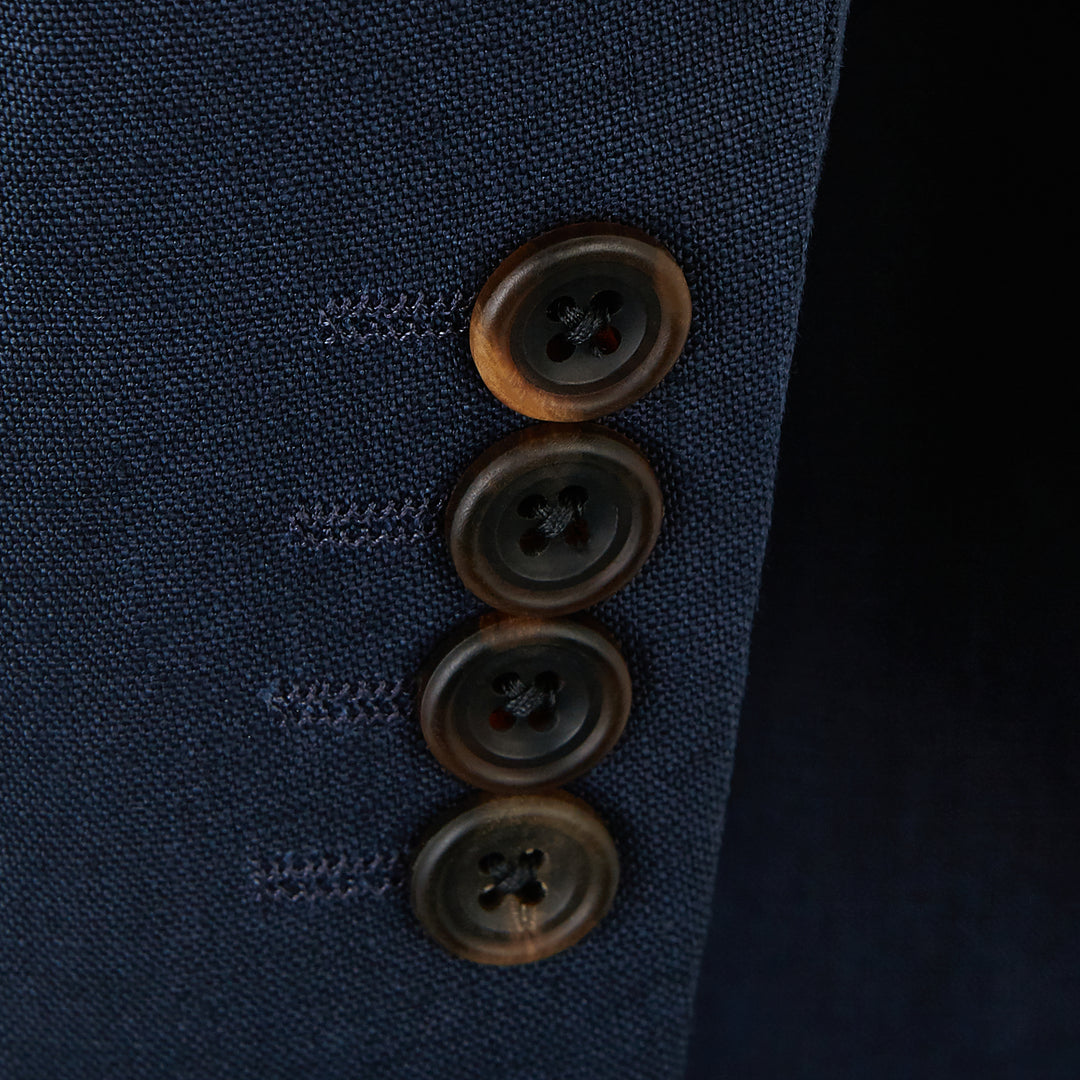 Baylen Navy Linen Jacket