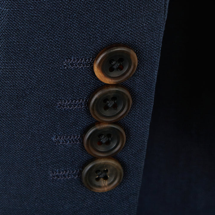 Baylen Navy Linen Jacket