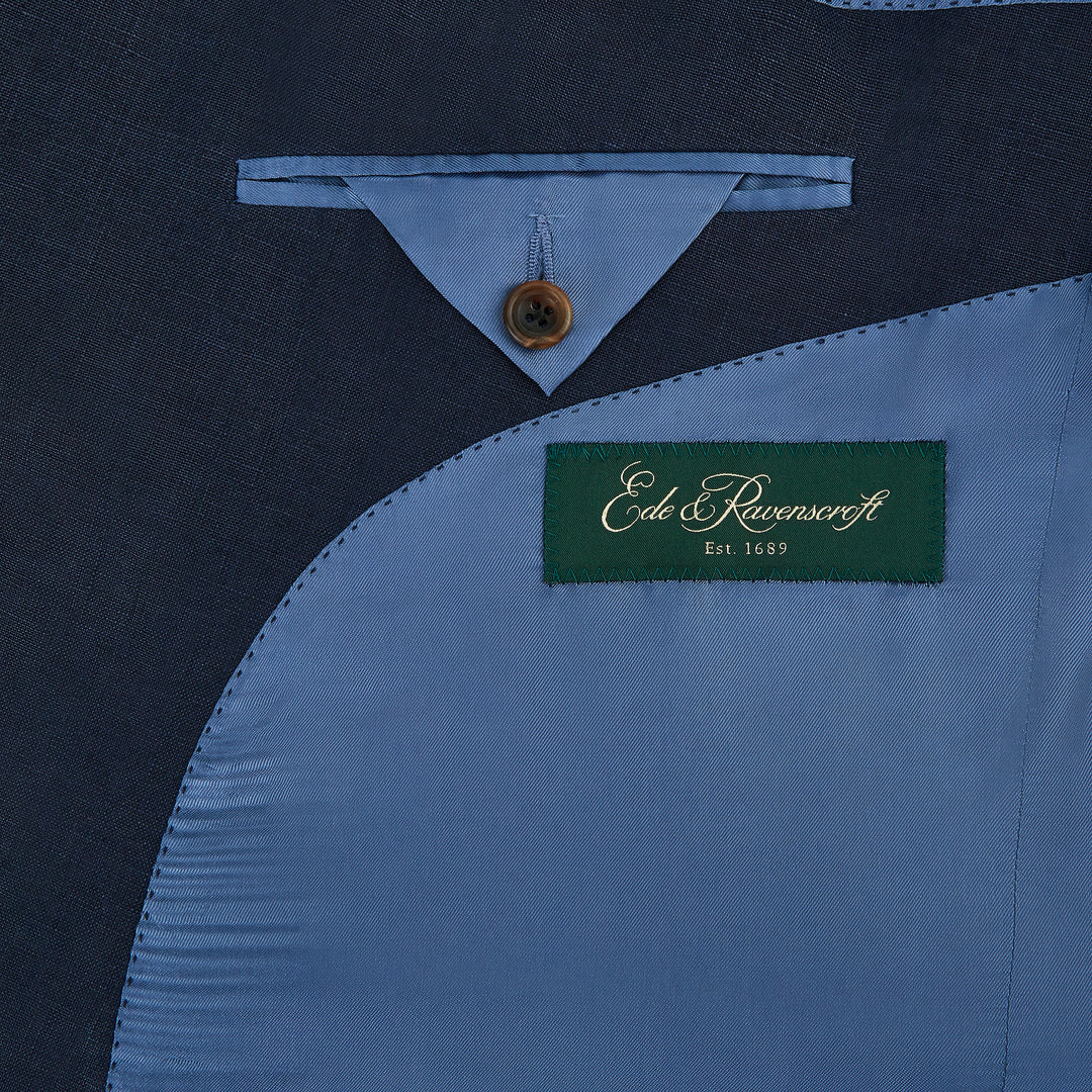Baylen Navy Linen Jacket