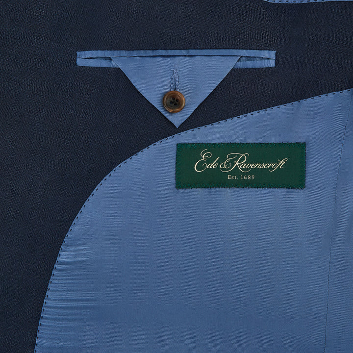 Baylen Navy Linen Jacket