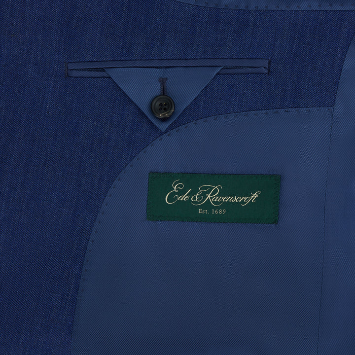 William Cobalt Blue Linen Jacket