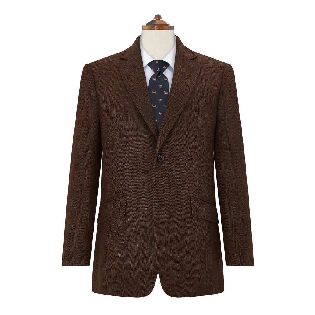 William Peat Herringbone Jacket