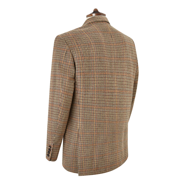 William Brown Houndstooth Check Tweed Jacket