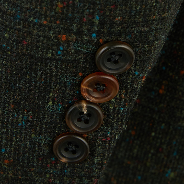 Faulkner Green Donegal Check Tweed Jacket