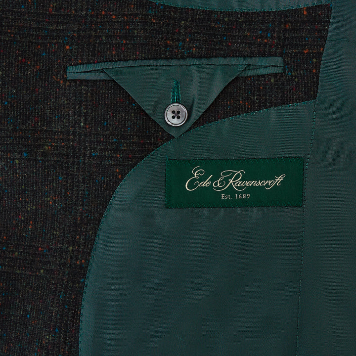 Faulkner Green Donegal Check Tweed Jacket