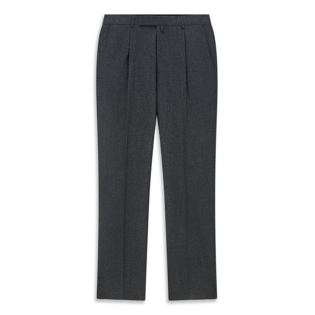 Tyler Charcoal Flannel Trousers