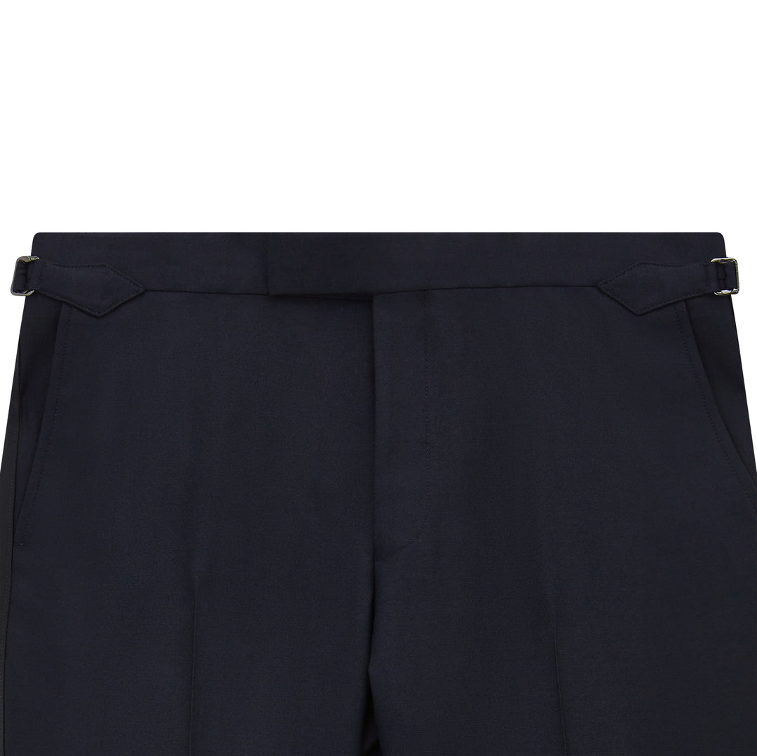 Twaine Flat Front Navy Dress Trouser
