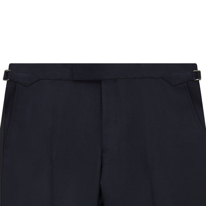 Twaine Flat Front Navy Dress Trouser