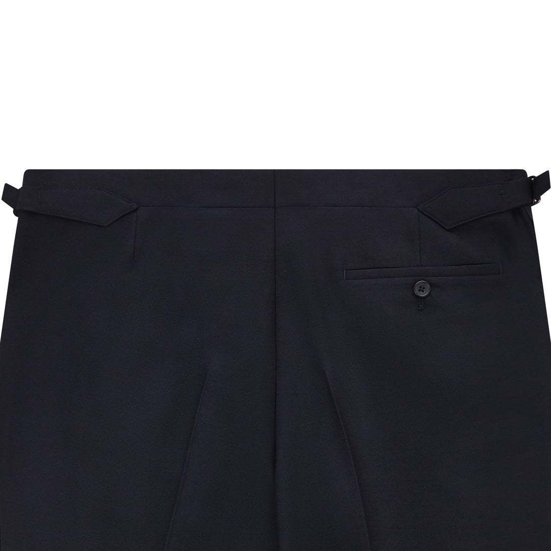 Twaine Flat Front Navy Dress Trouser