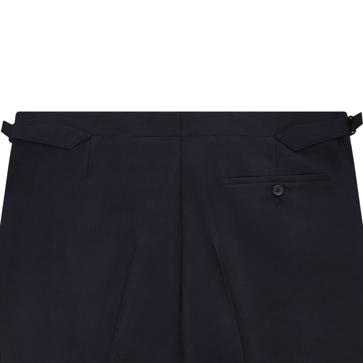 Twaine Flat Front Navy Dress Trouser