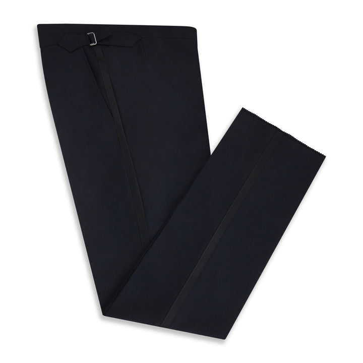 Twaine Flat Front Navy Dress Trouser