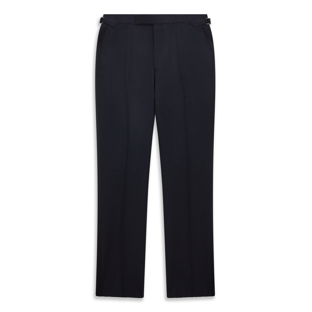 Twaine Flat Front Navy Dress Trouser