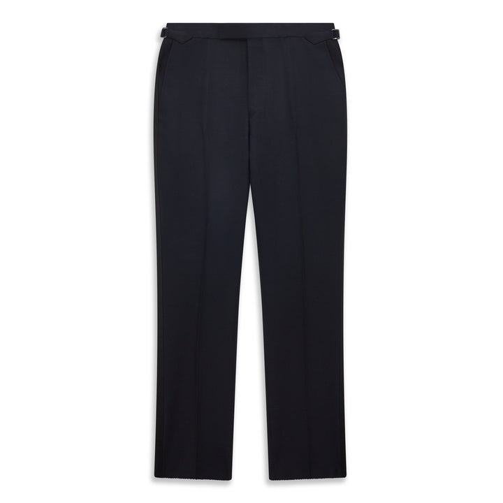 Twaine Flat Front Navy Dress Trouser