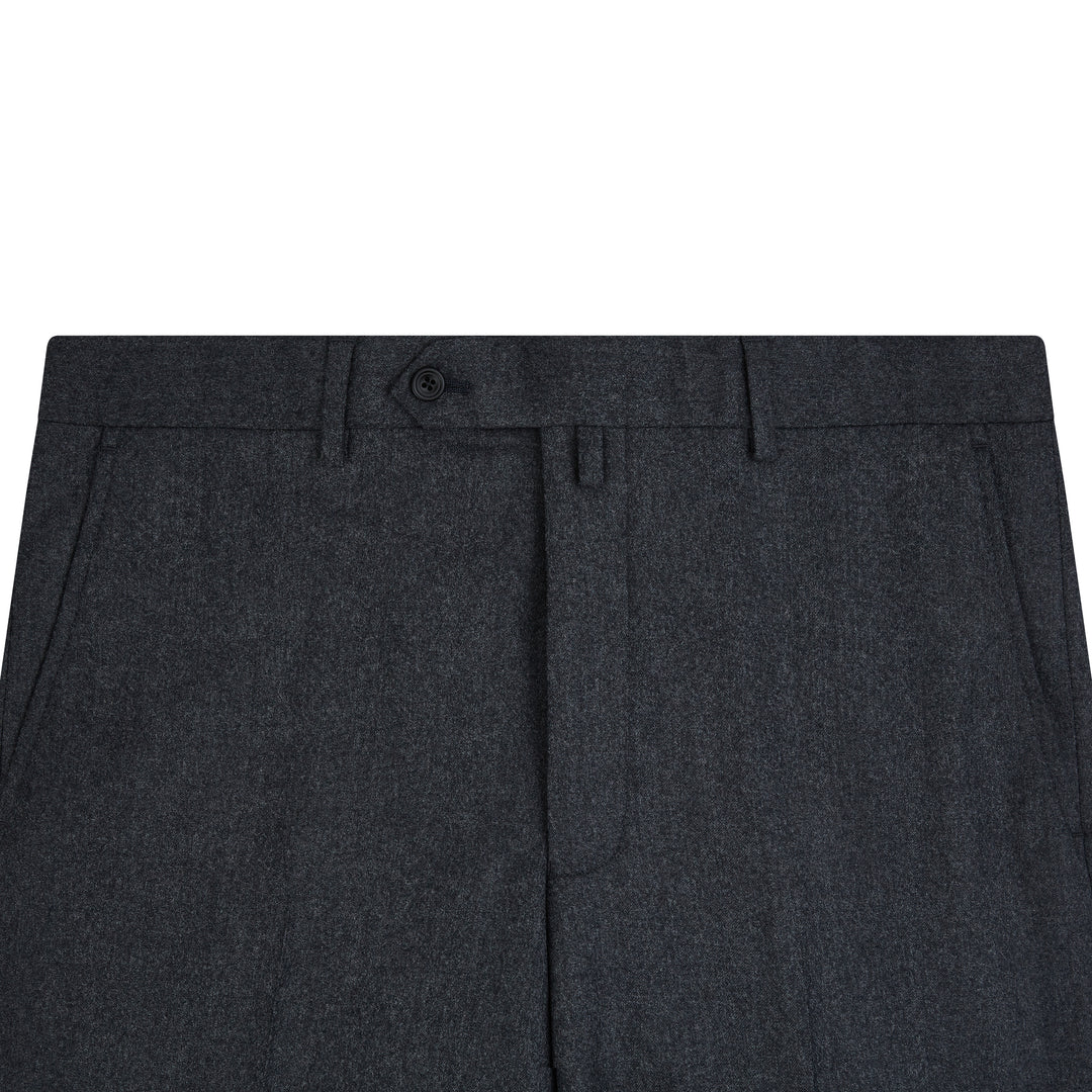 Barney Charcoal Flannel Trouser
