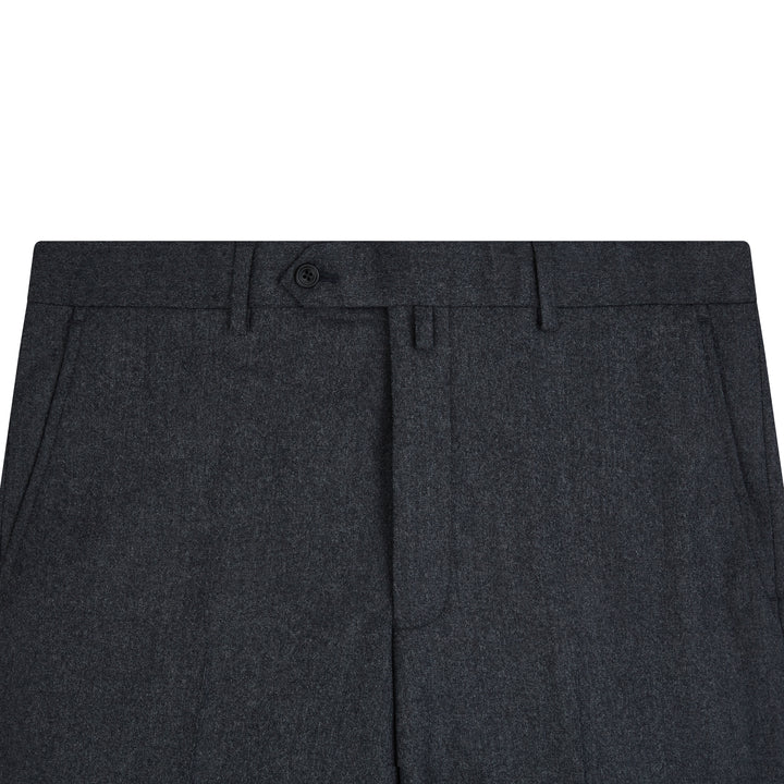 Barney Charcoal Flannel Trouser