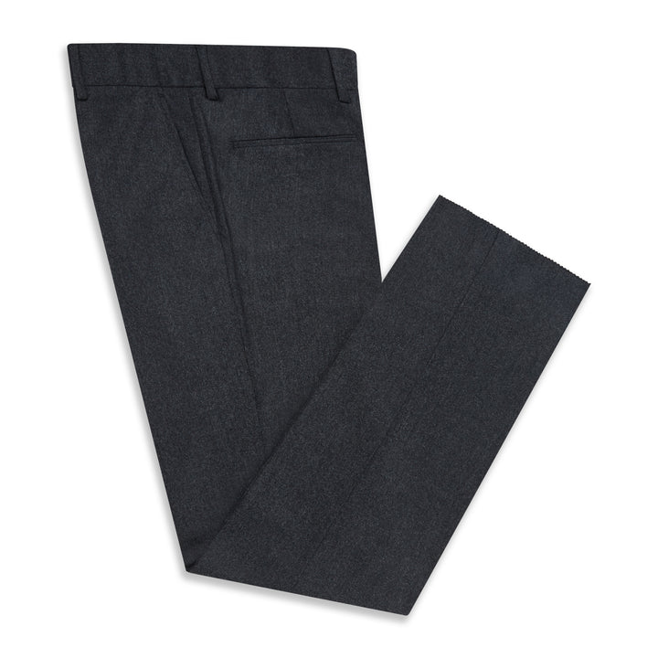 Barney Charcoal Flannel Trouser