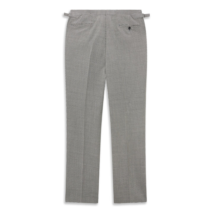 Barney Black and White Houndstooth Trouser