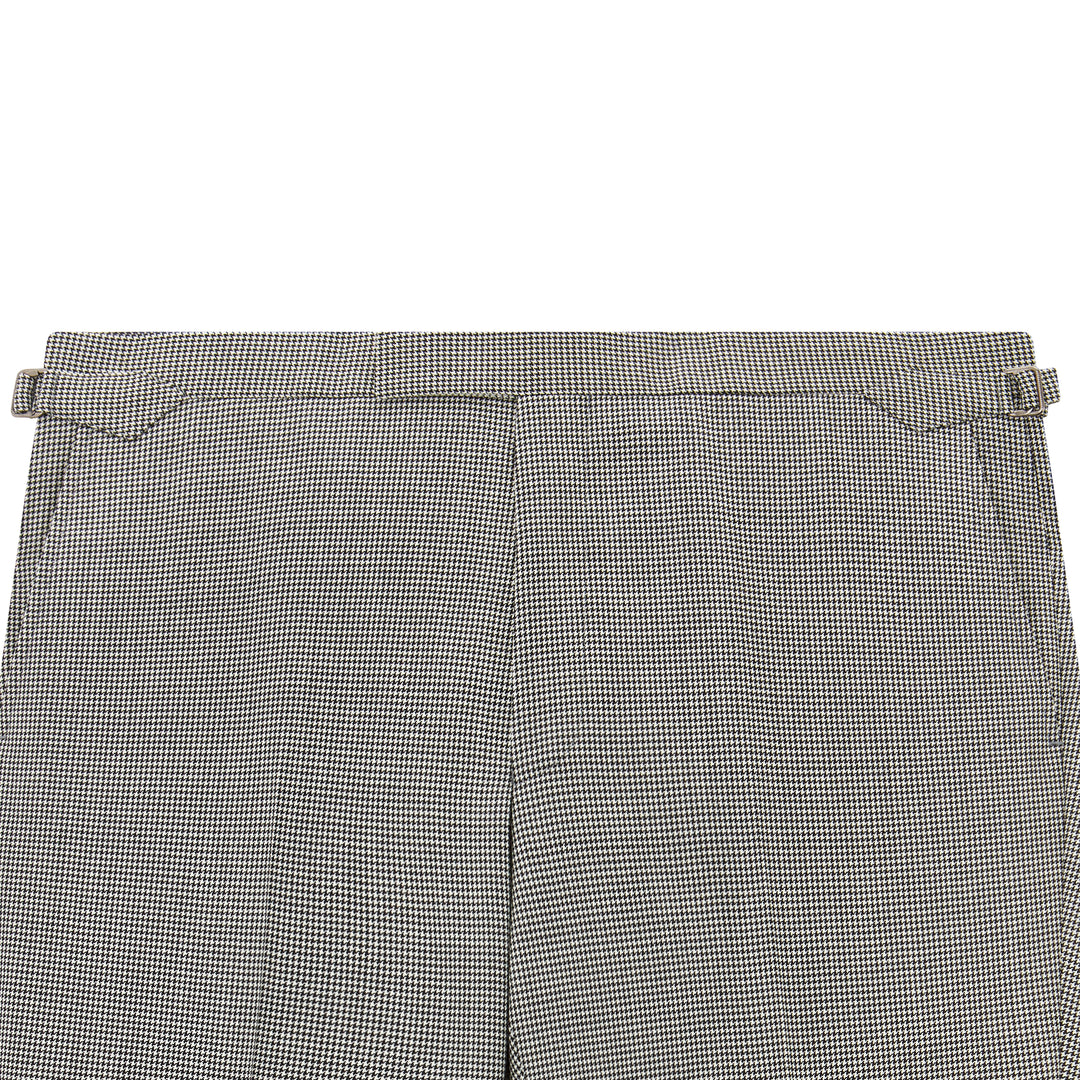 Barney Black and White Houndstooth Trouser