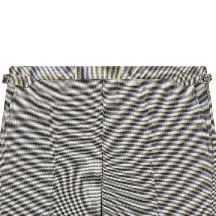 Barney Black and White Houndstooth Trouser
