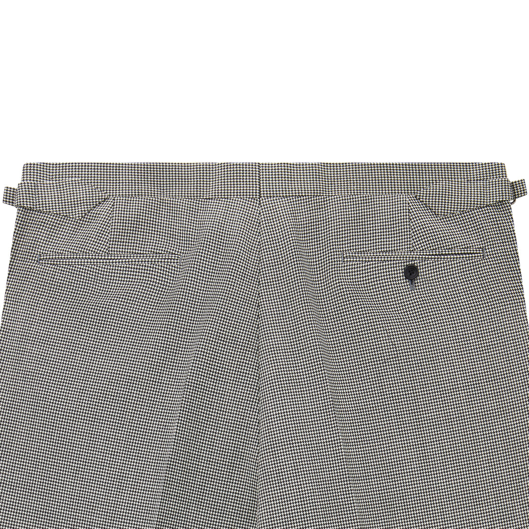 Barney Black and White Houndstooth Trouser