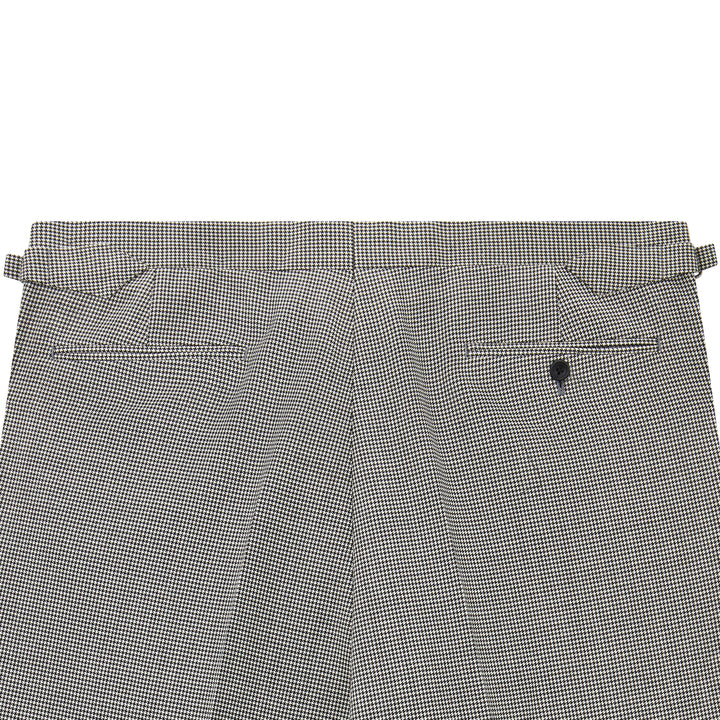 Barney Black and White Houndstooth Trouser