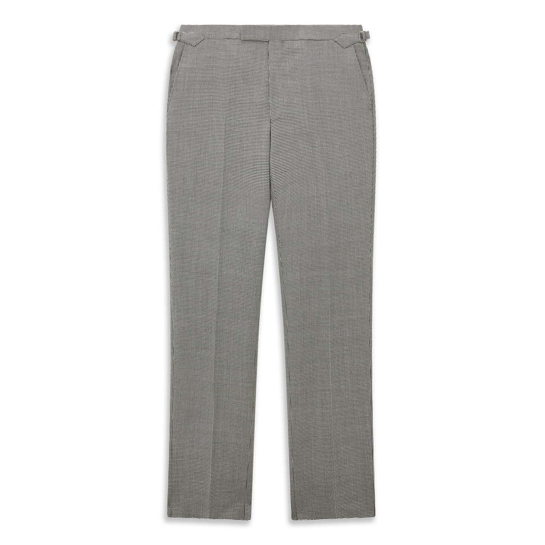 Barney Black and White Houndstooth Trouser