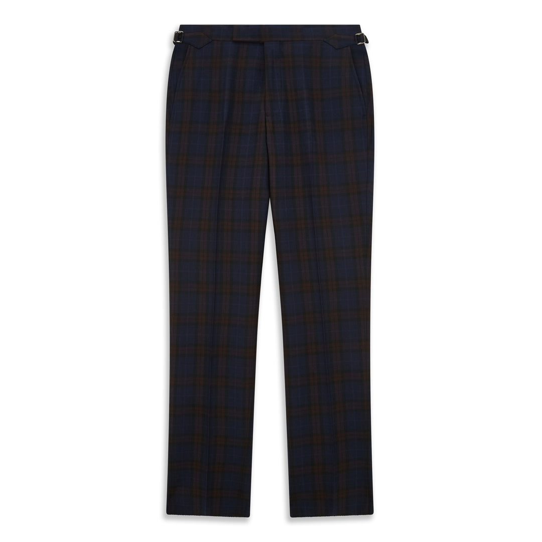 Barney Navy and Red Tartan Check Trouser