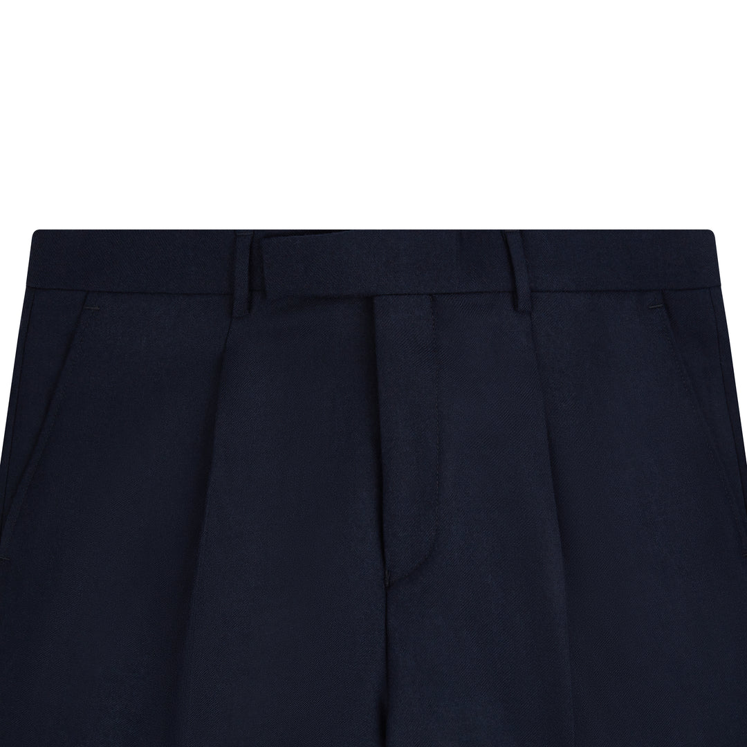 Tyler Navy Flannel Trousers