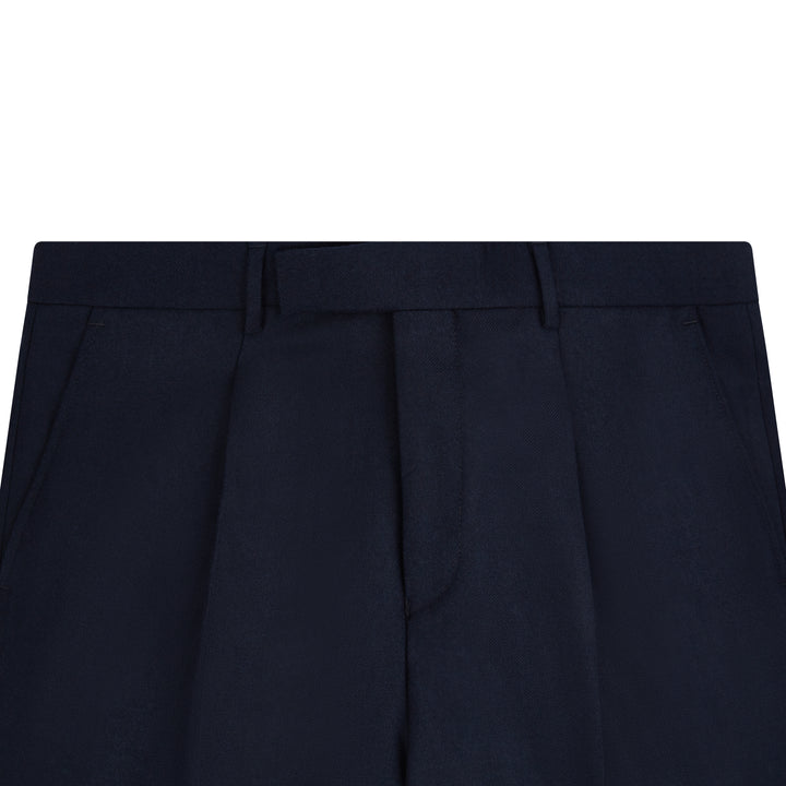 Tyler Navy Flannel Trousers