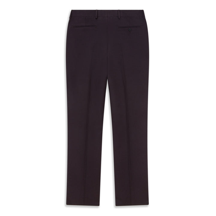 Barney Aubergine Flannel Trousers