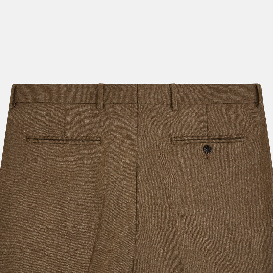 Tyler Camel Flannel Trousers