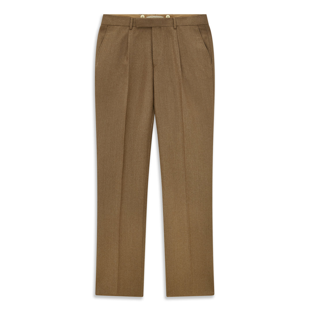 Tyler Camel Flannel Trousers