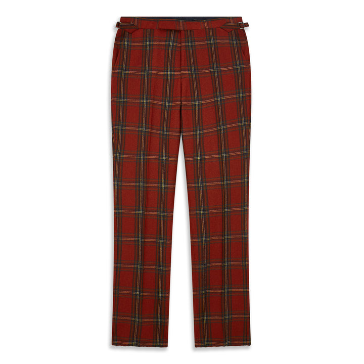 Barney Red Tartan Check Trousers