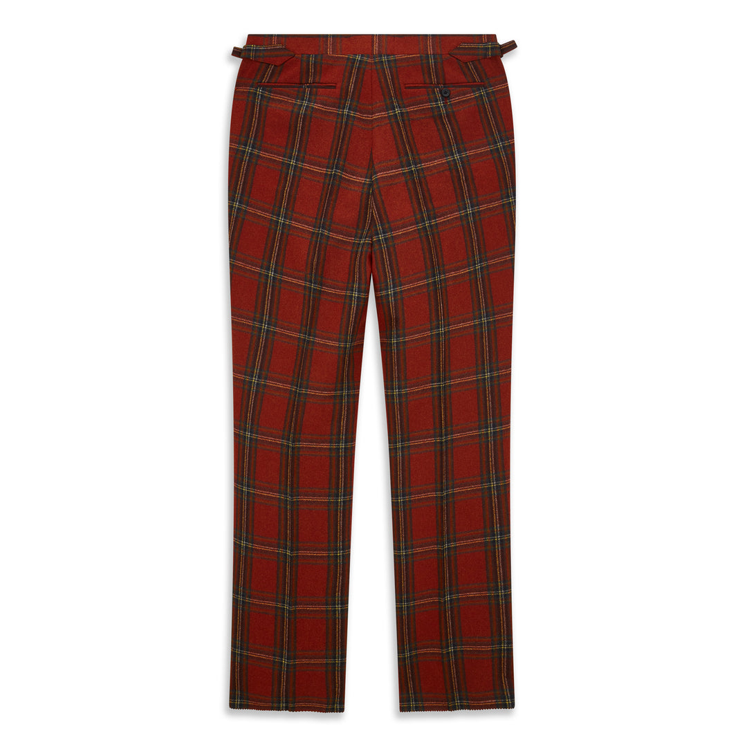 Barney Red Tartan Check Trousers