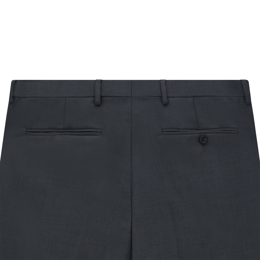 Barney Charcoal Wool Mohair Trouser