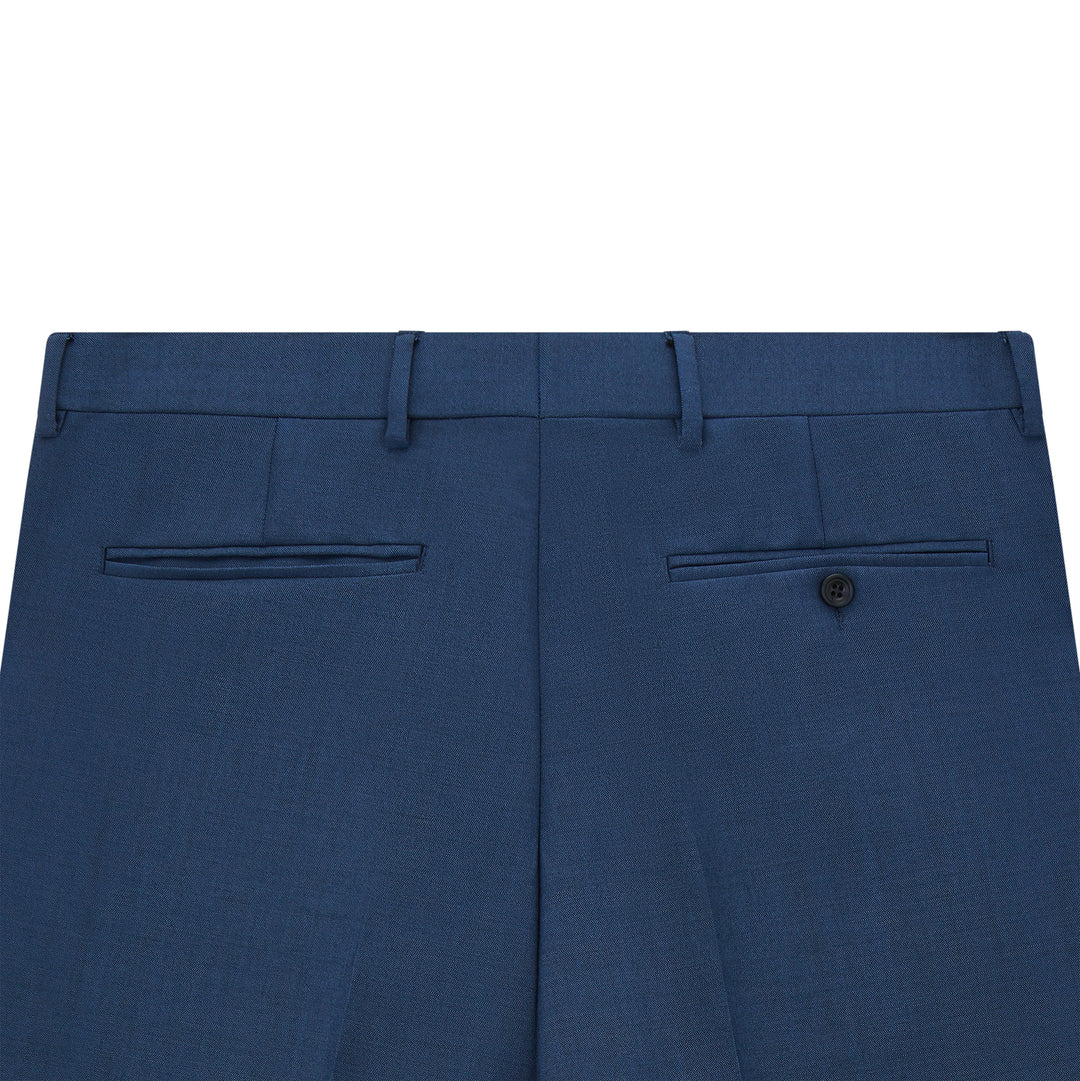 Barney Navy Wool Mohair Trouser