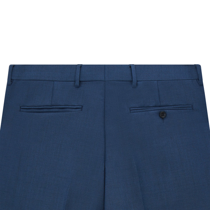Barney Navy Wool Mohair Trouser