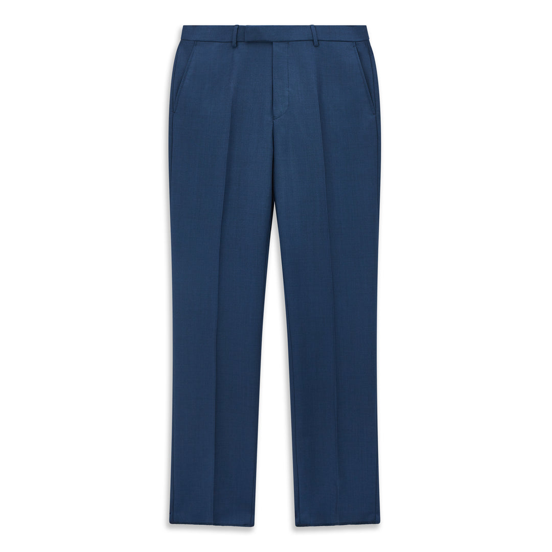 Barney Navy Wool Mohair Trouser
