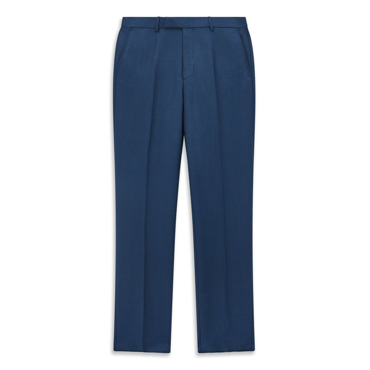 Barney Navy Wool Mohair Trouser