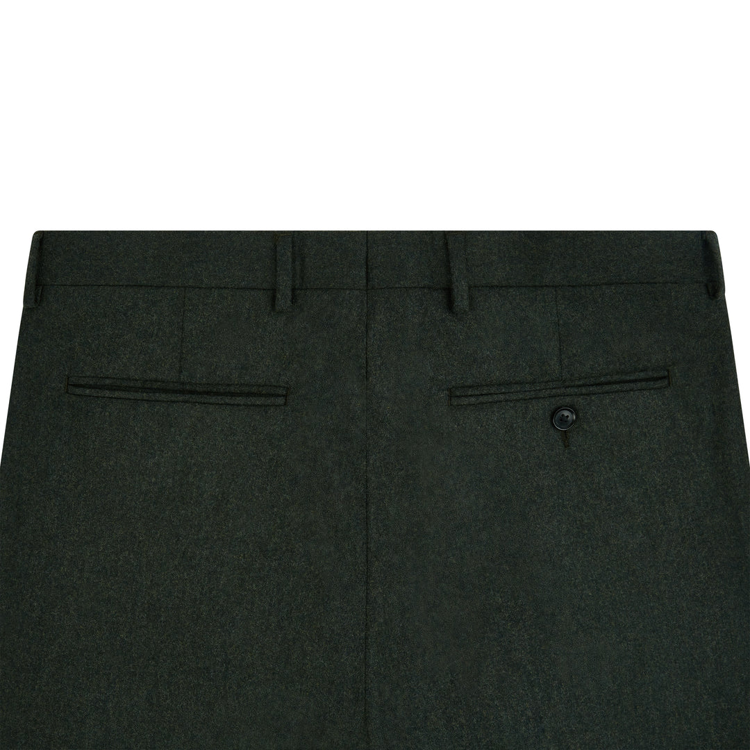 Barney Green Flannel Trousers