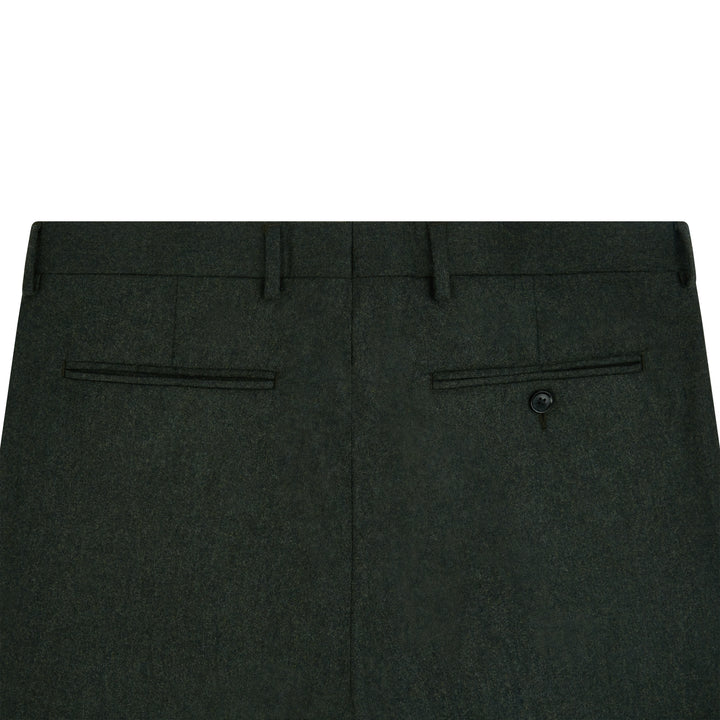 Barney Green Flannel Trousers